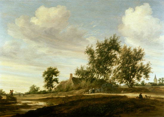 Extensive wooded landscape von Salomon van Ruisdael or Ruysdael
