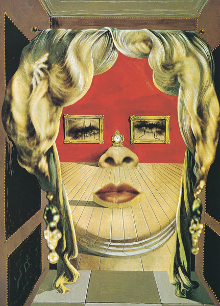 Il volto di Mae West - (SD-44) von Salvador Dali