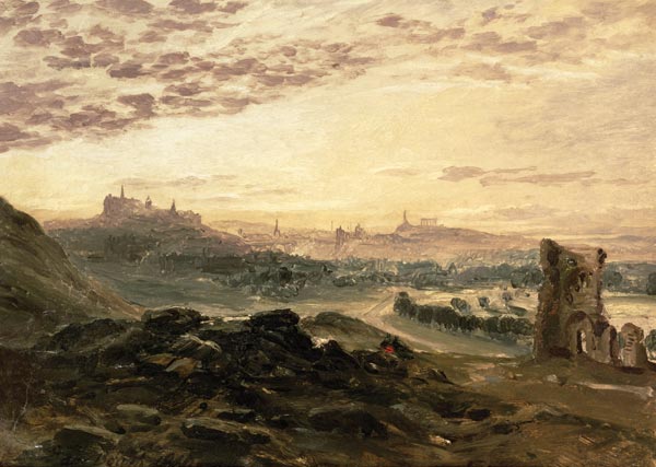 A Panoramic View of Edinburgh von Samuel Bough