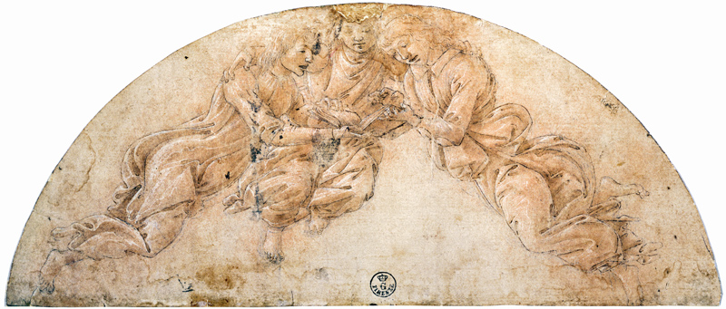 Singende Engel von Sandro Botticelli
