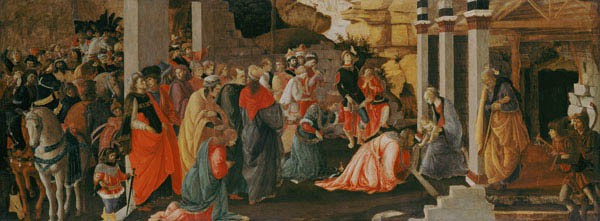 Anbetung der Heiligen Drei Könige von Sandro Botticelli