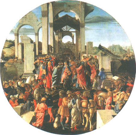 Anbetung der Heiligen Drei Könige von Sandro Botticelli