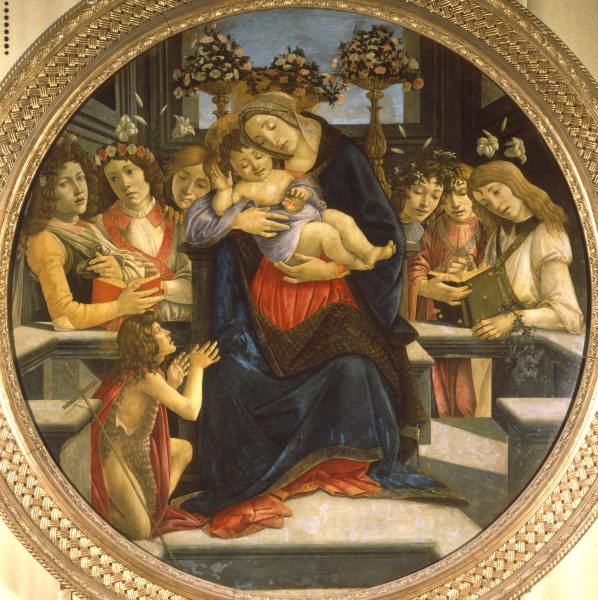 Botticelli / Madonna and Child / c.1490 von Sandro Botticelli