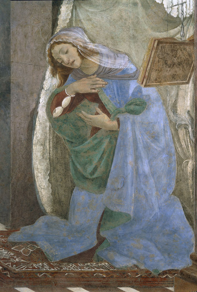 Botticelli, Annunciation to Mary von Sandro Botticelli