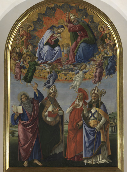 Botticelli, Krönung Mariä von Sandro Botticelli