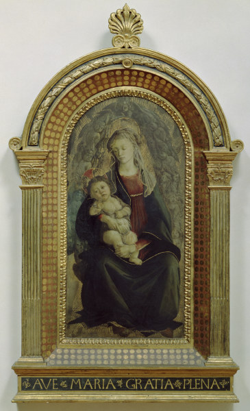 Botticelli, Madonna in der Engelsglorie von Sandro Botticelli