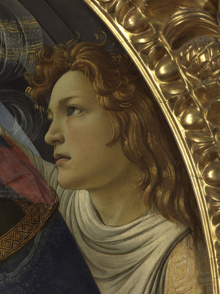 Botticelli, Madonna Magnificat, Angel von Sandro Botticelli