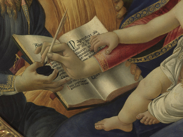 Botticelli, Madonna Magnificat, detail von Sandro Botticelli