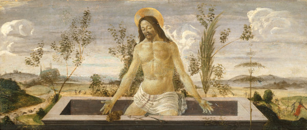 Christ in the Tomb / Botticelli von Sandro Botticelli