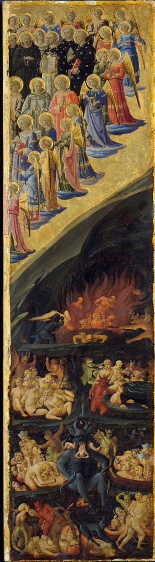 Das Jüngste Gericht (Flügelaltar, rechte Tafel) von Sandro Botticelli