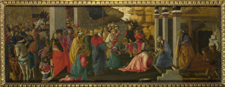 Die Anbetung der Könige von Sandro Botticelli