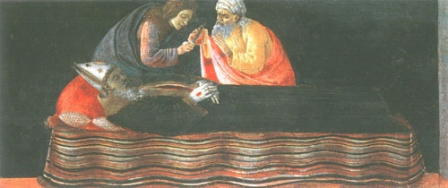 Dem heiligen Ignatius von Antiochien wird das Herz entnommen von Sandro Botticelli