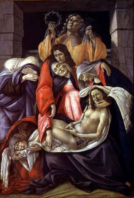 Lamentation over the Dead Christ von Sandro Botticelli