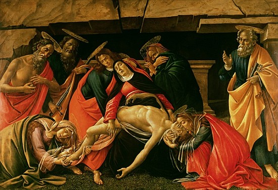 Lamentation of Christ. c.1490 von Sandro Botticelli