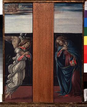 Madonna der Verkündigung (Annunciate) und Erzengel Gabriel 1490