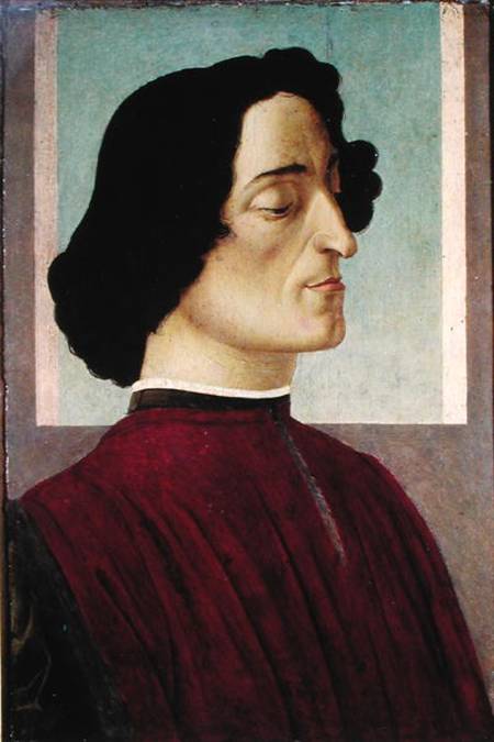 Portrait of Giuliano de' Medici (1478-1534) von Sandro Botticelli