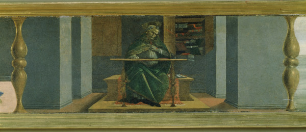 S.Botticelli, Augustinus in der Zelle von Sandro Botticelli