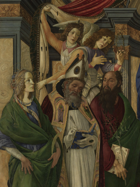 S.Botticelli, Katharina, Augustinus u.a. von Sandro Botticelli