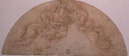 Study of Three Angels von Sandro Botticelli