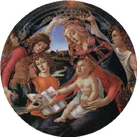 Madonna mit Kind und fünf Engeln 1480/81