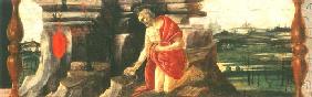 Der büßende Hieronymus (Predella des San Marco-Altars) 1490/92
