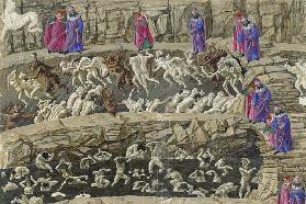 Illustration zur Dante Alighieris Göttlicher Komödie