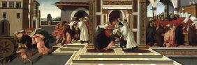 Vier Szenen aus dem Leben des heiligen Zenobius 1500