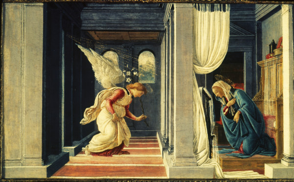 Verkündigung an Maria von Sandro Botticelli