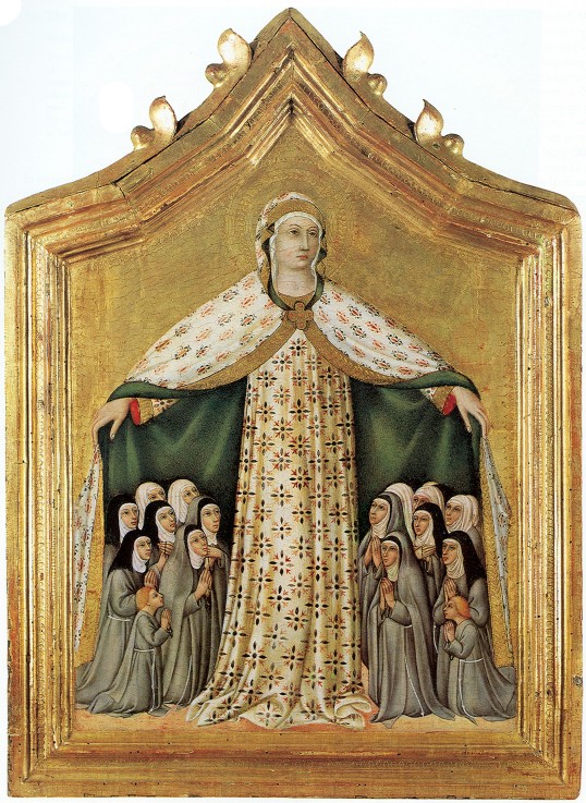 Madonna della Misericordia (Madonna der Barmherzigkeit) von Sano di Pietro
