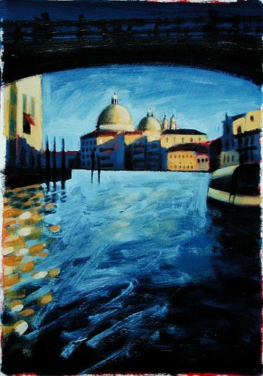 Accademia (oil on card)  von Sara  Hayward