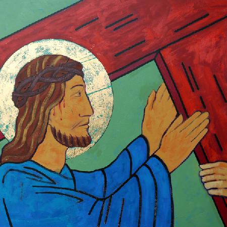 Jesus takes up his cross 2017
