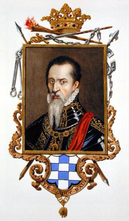 Portrait of Ferdinand Alvarez de Toledo Duke of Alva from 'Memoirs of the Court of Queen Elizabeth' von Sarah Countess of Essex