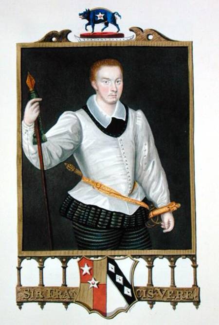 Portrait of Sir Francis Vere (1560-1609) from 'Memoirs of the Court of Queen Elizabeth' von Sarah Countess of Essex