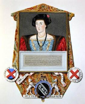 Portrait of Sir Anthony Browne (1500-48) from 'Memoirs of the Court of Queen Elizabeth' published