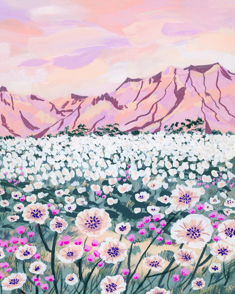 Rosa Wüste von Sarah Gesek