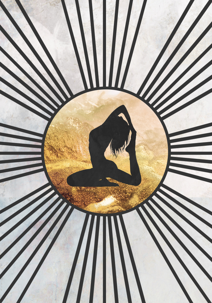 Black Gold Sun Yoga 6 von Sarah Manovski
