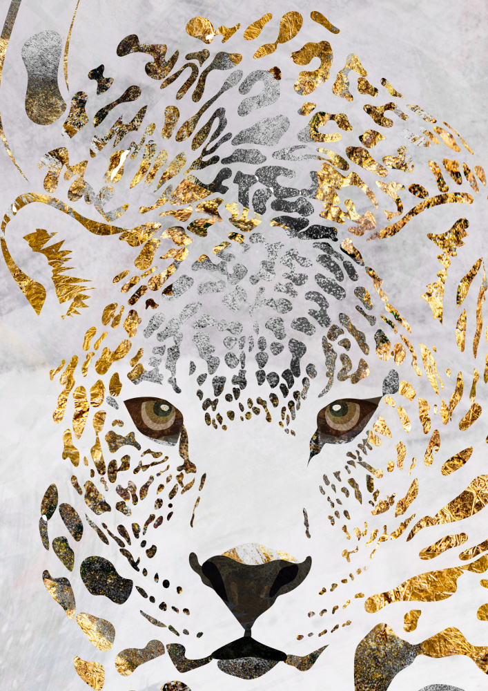 Grunge-Jaguar-Gold von Sarah Manovski