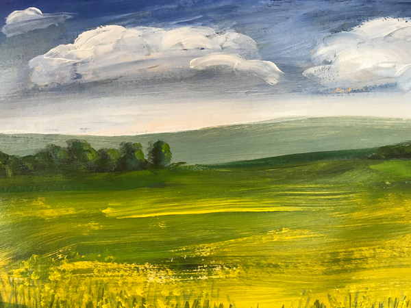 Summer landscape von Sarah Thompson-Engels