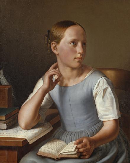 Lesendes Mädchen 1842