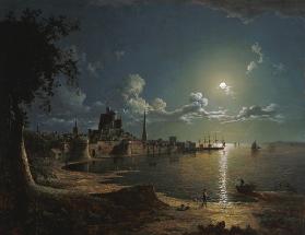 Moonlight Scene, Southampton 1820