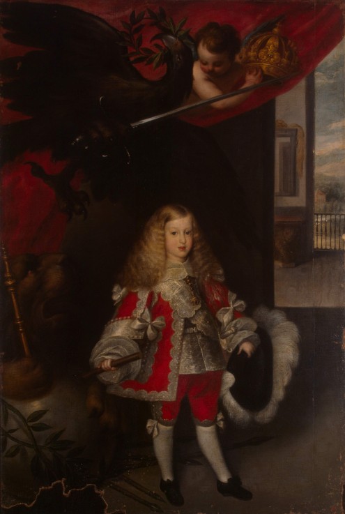 Porträt von Karl II. von Spanien als Kind von Sebastian de Herrera Barnuevo