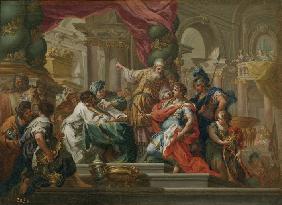 Alexander der Grosse im Tempel zu Jerusalem 1736