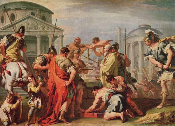 Marcus Furius Camillus (d.c.365 BC) and Brennus (fl.c.389 BC)
