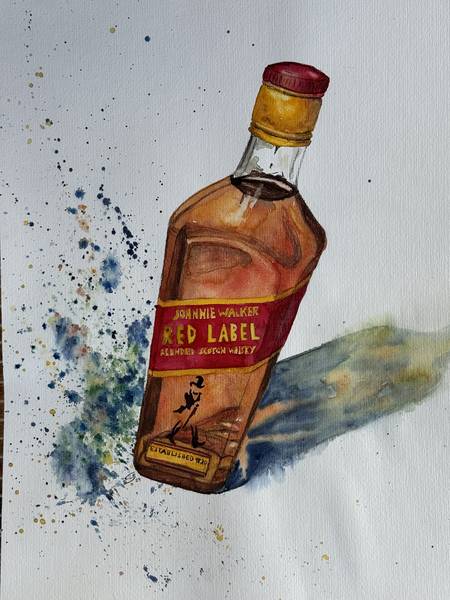 Whisky Studie 2, Johnnie Walker Red Label von Eva Seltmann-Reinig