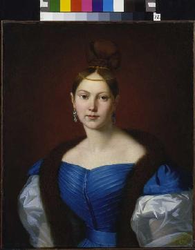 Bildnis einer jungen Frau. 1856