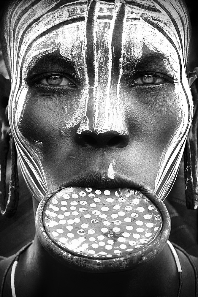Stammesschönheit - Äthiopien,Mursi-Volk von Sergio Pandolfini