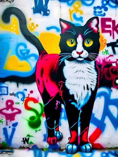 Graffiti Cat 2023