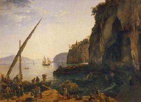 Kleiner Hafen von Sorrent 1826