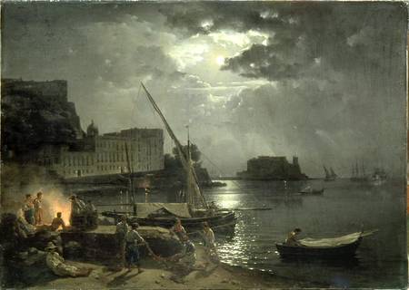 View of Naples in Moonlight von Silvestr Fedosievich Shchedrin