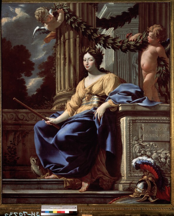 Allegorisches Porträt Anna Maria von Österreich (1601-1666) von Simon Vouet